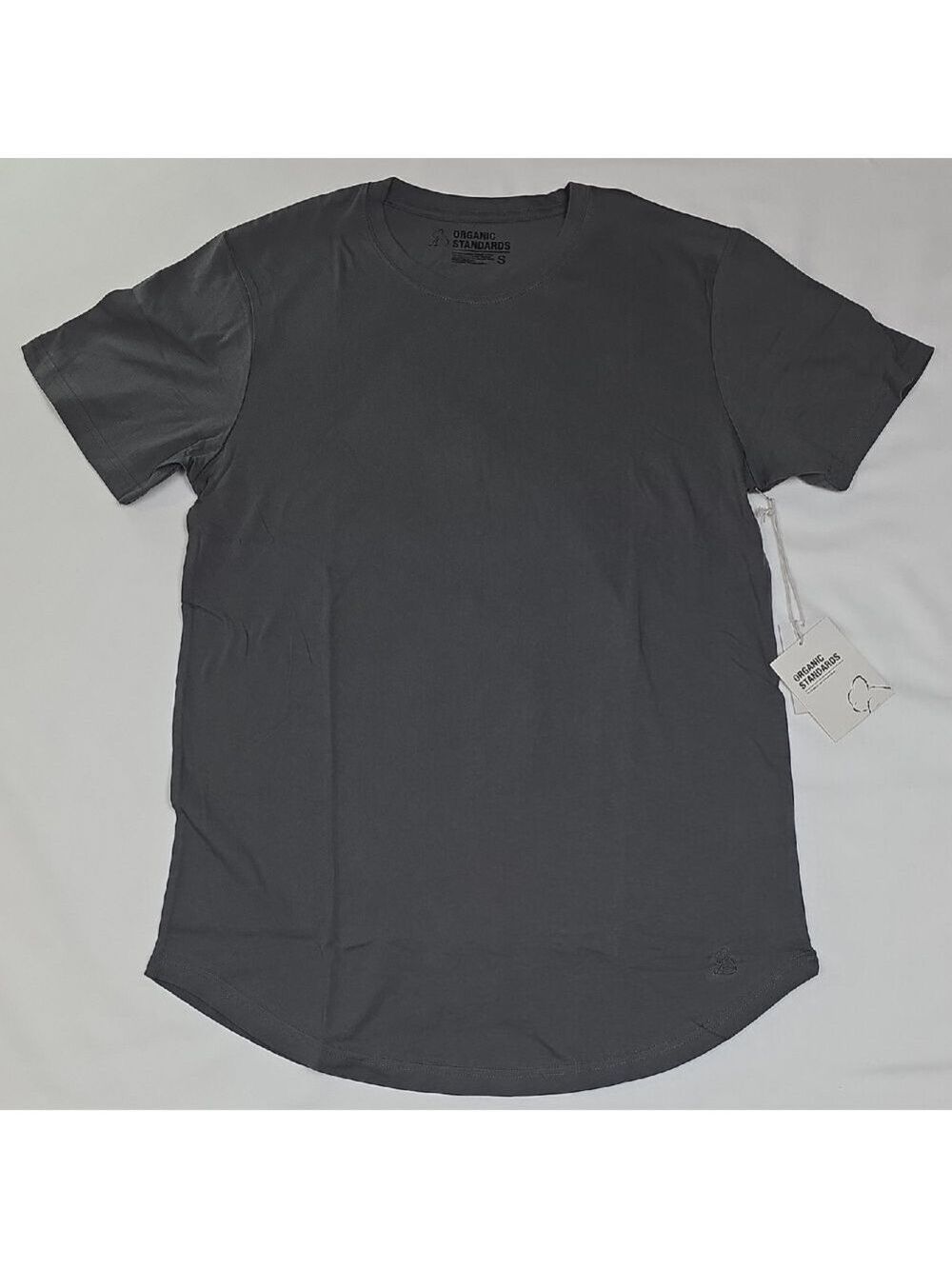 Organic Basics Women's Dark Gray Short Sleeve Tee Kuwallatee